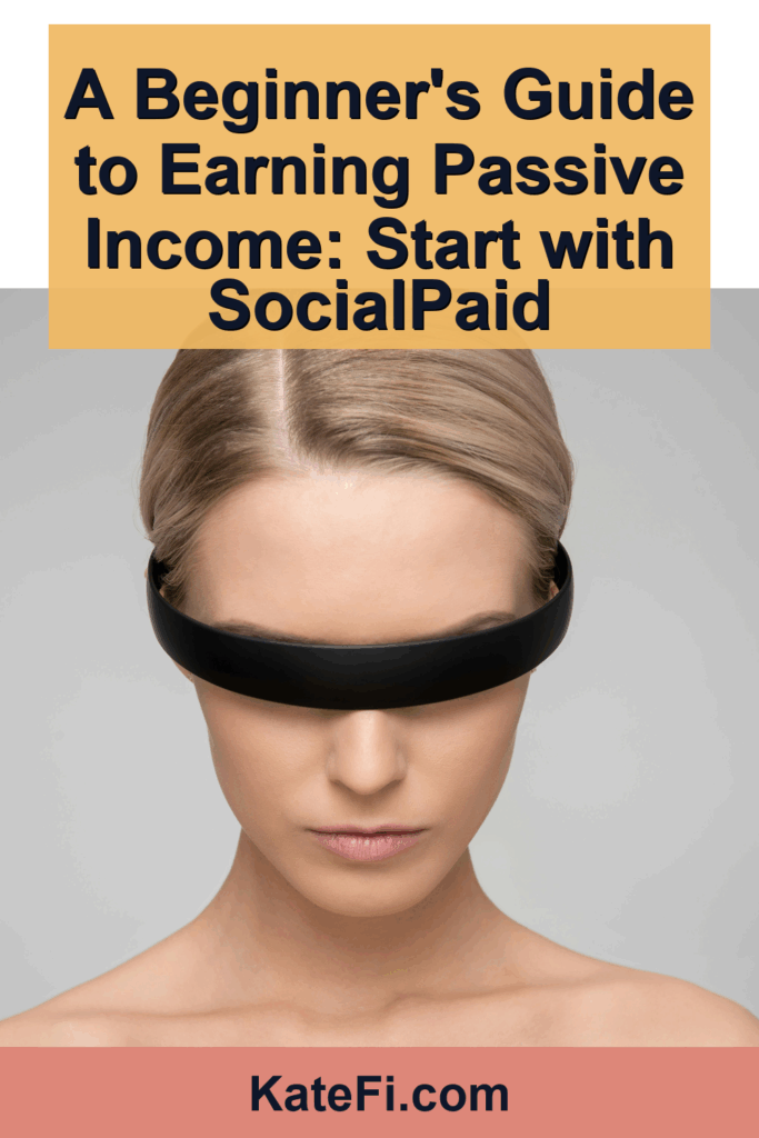 A Beginner's Guide to Earning Passive Income: Start with SocialPaid – Pinterest cover