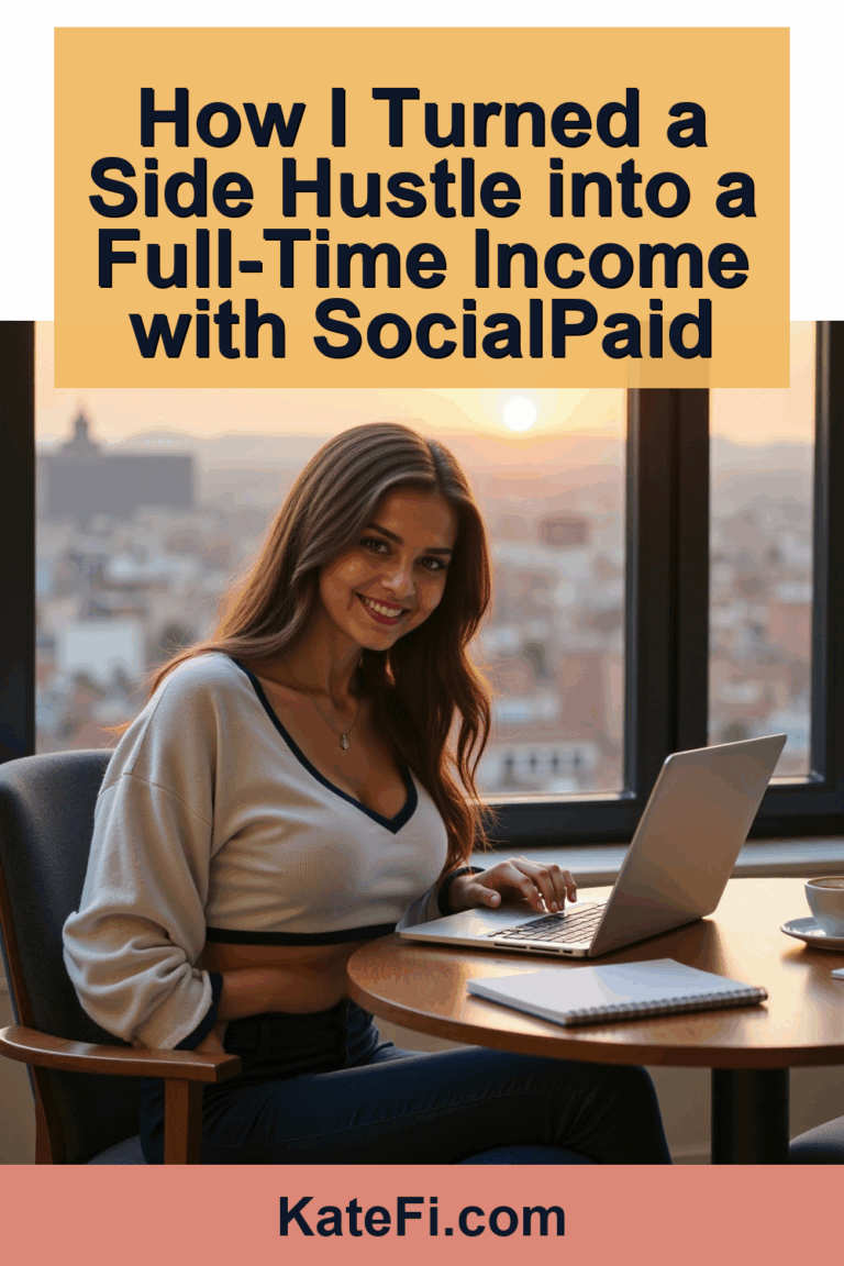 How I Turned a Side Hustle into a Full-Time Income with SocialPaid – Pinterest cover