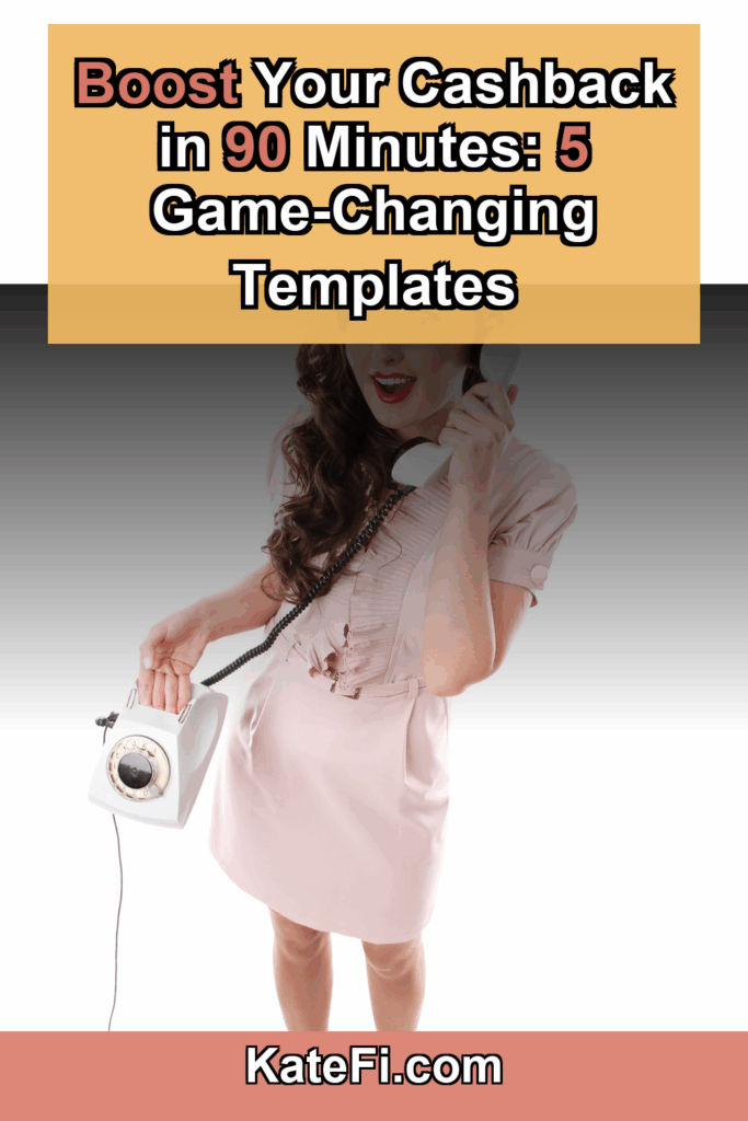 90-Minute Intensive: Transform Your Cashback Game with These 5 Templates – Pinterest cover