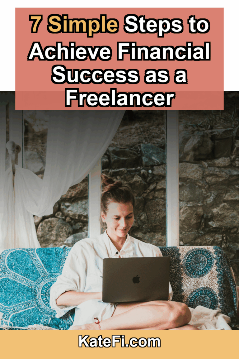 The Roadmap to Financial Success for Freelancers: Simple Steps to Take – Pinterest cover