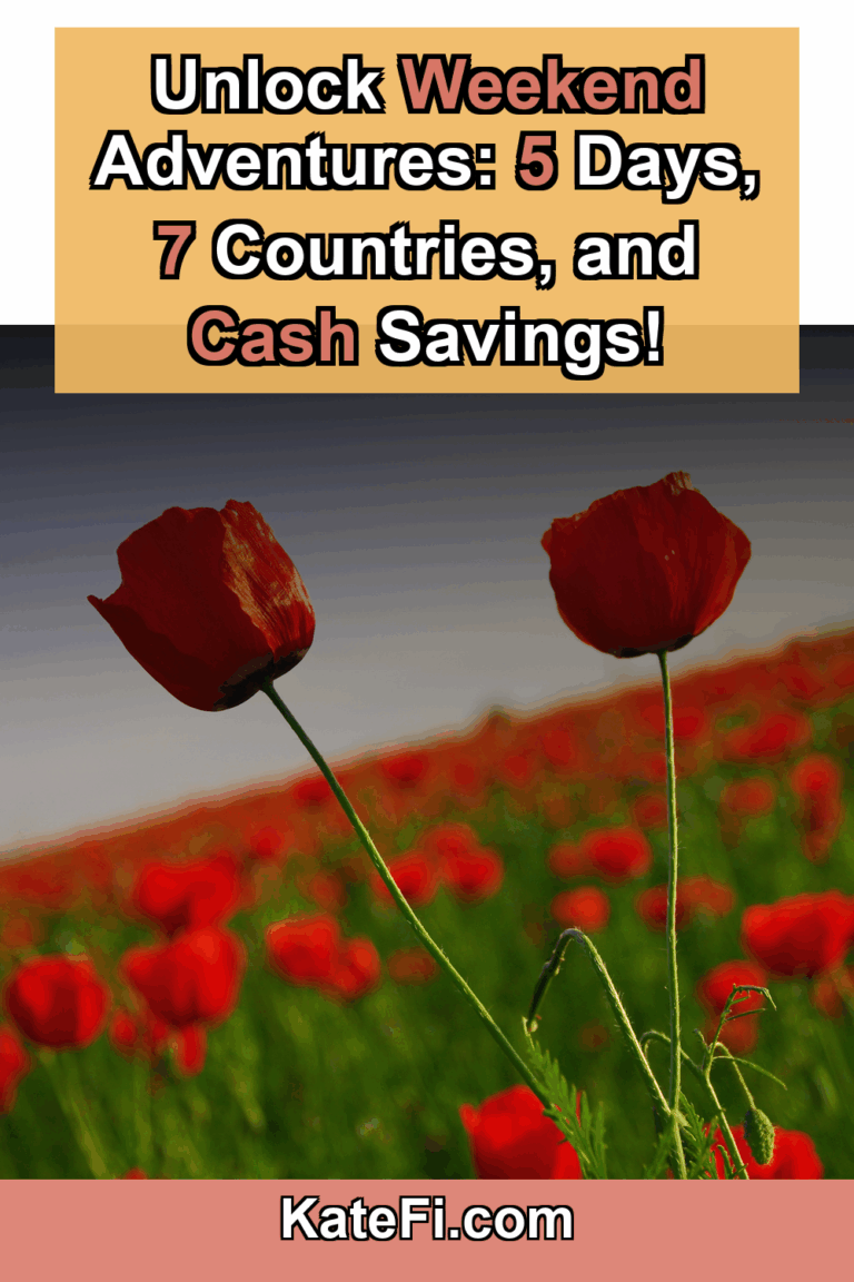 5 Days of Weekend Fun: Uncovering Offers Across 7 Countries – Pinterest cover