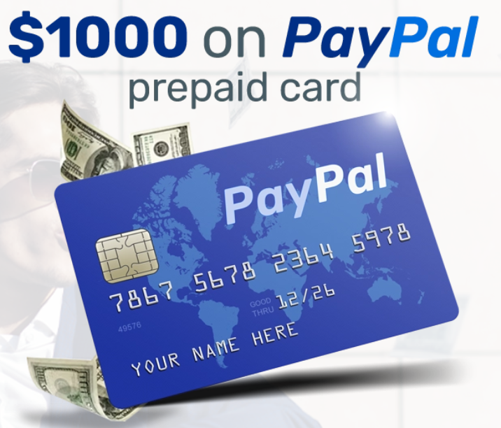 $1,000 PayPal Card