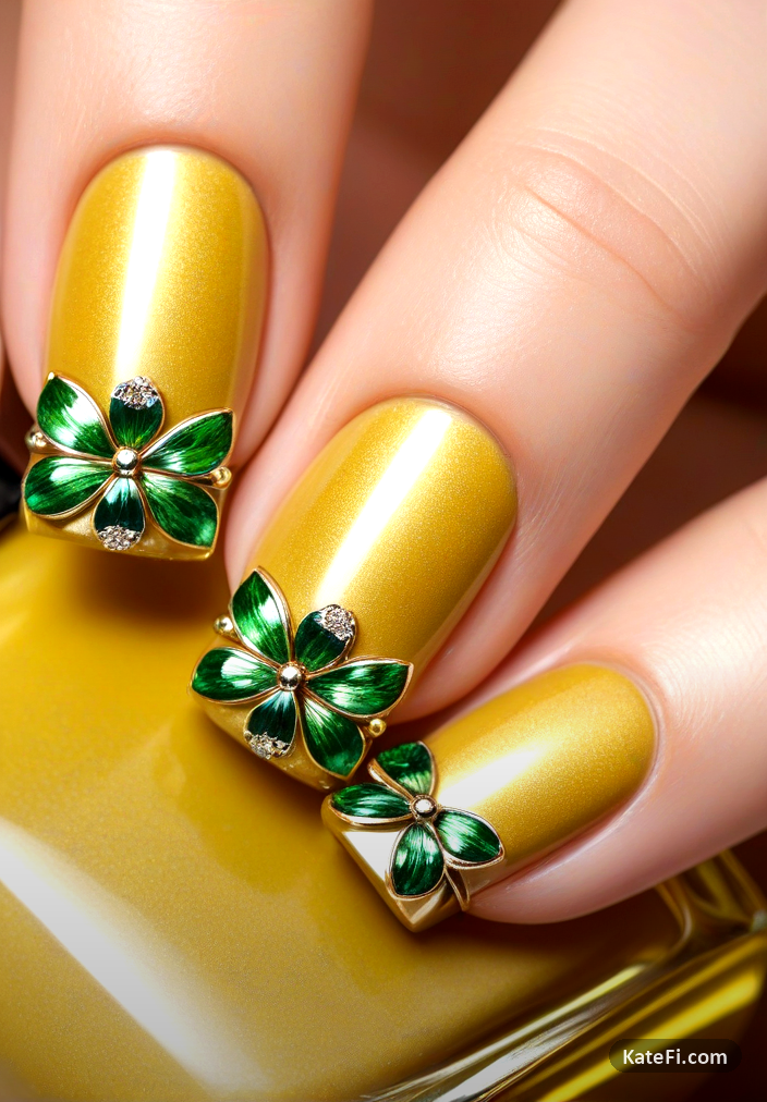 Affordable cat-eye nails that add a touch of glam