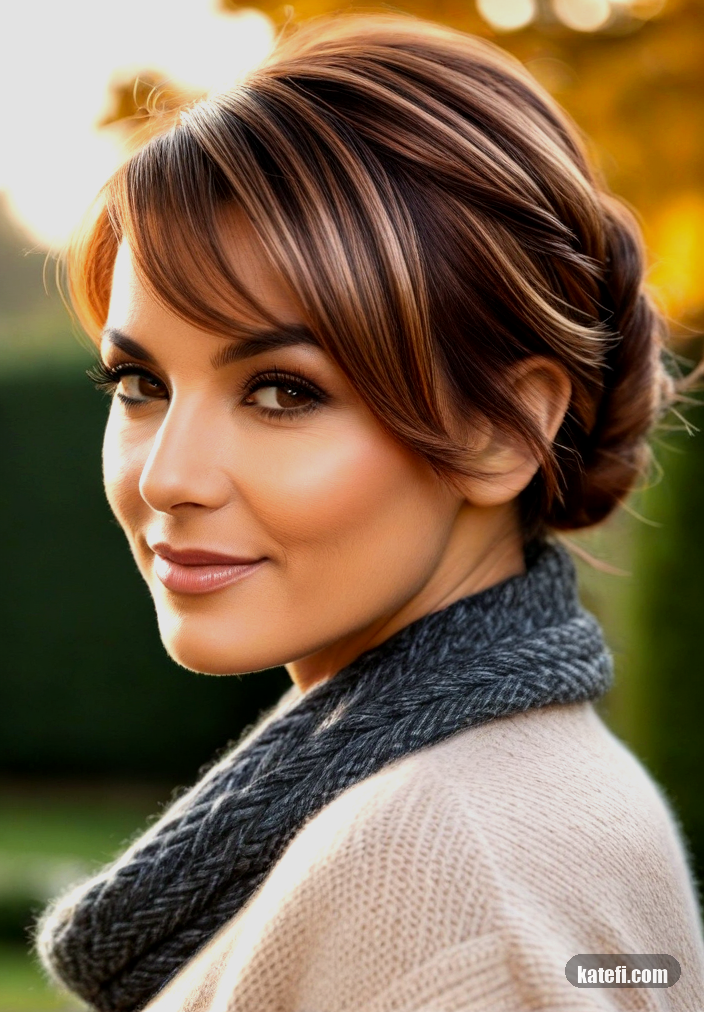 Brunette balayage that adds depth and dimension