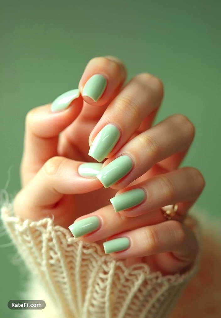 Chic and minimalist wedding nails for the understated bride