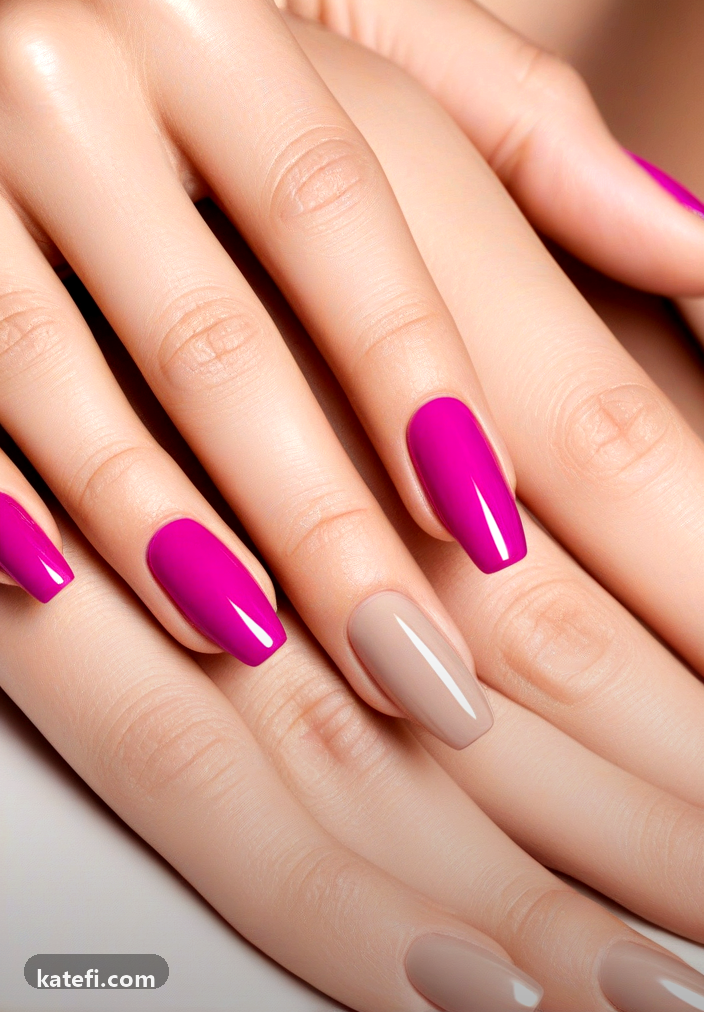 Chic holiday nails that shine without the bling