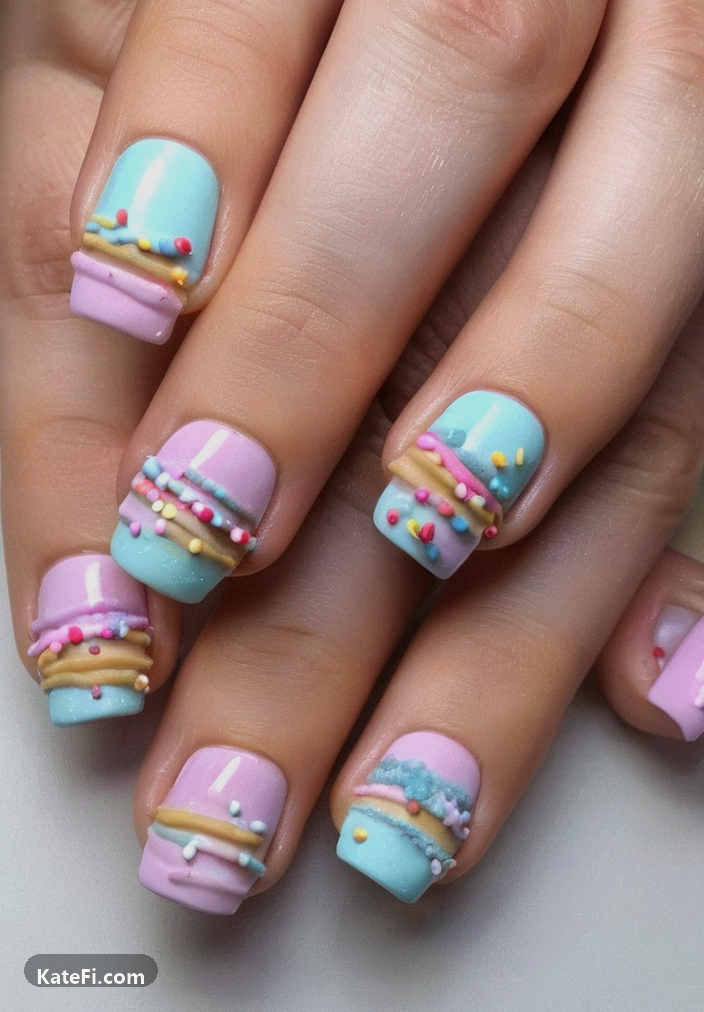 Classic short nails reinvented with modern finishes