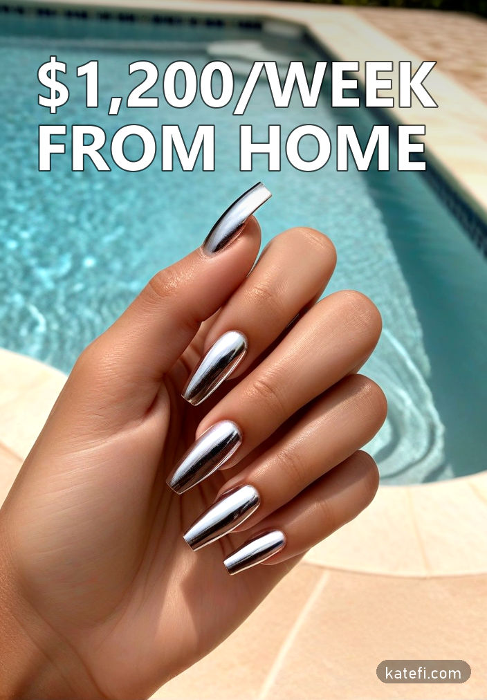 Coffin nails with abstract art for a creative flair
