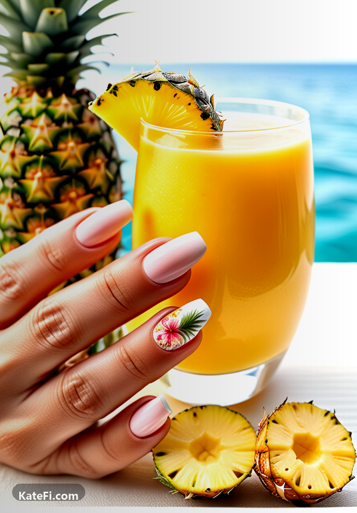Coffin-shaped nails in deep berry for date night allure