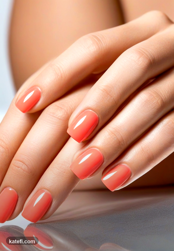 Coffin-shaped nails that bring out your inner glam