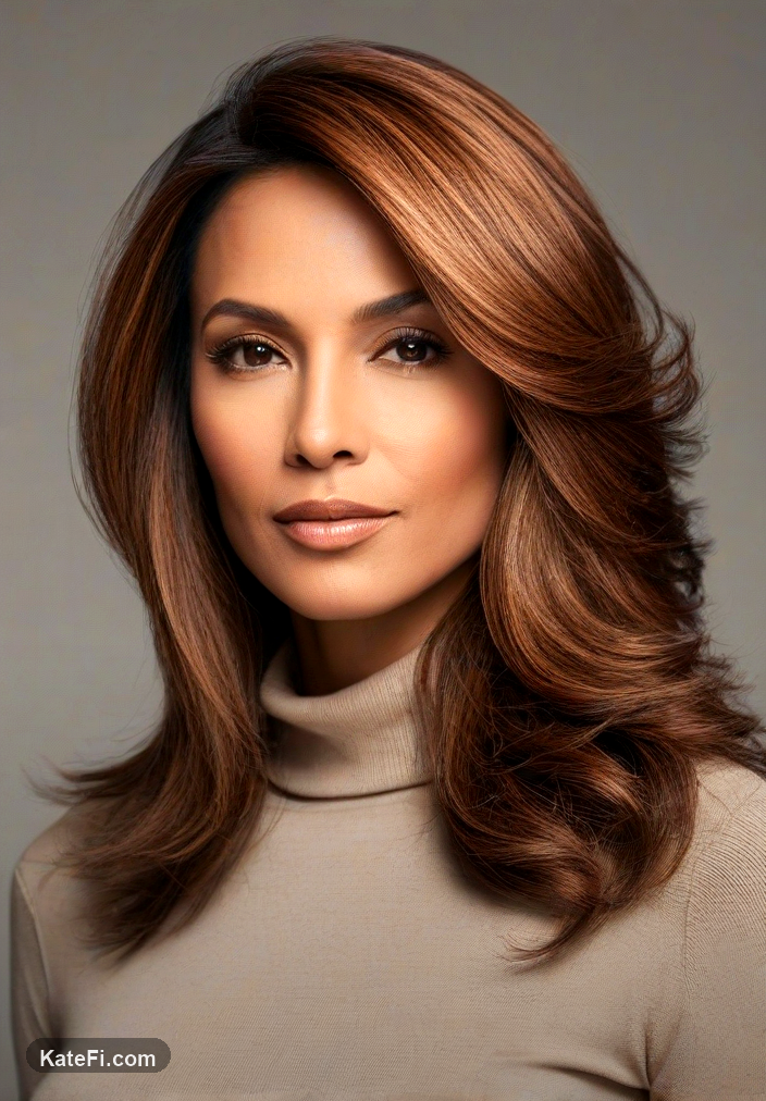 Copper highlights that warm up your winter vibe