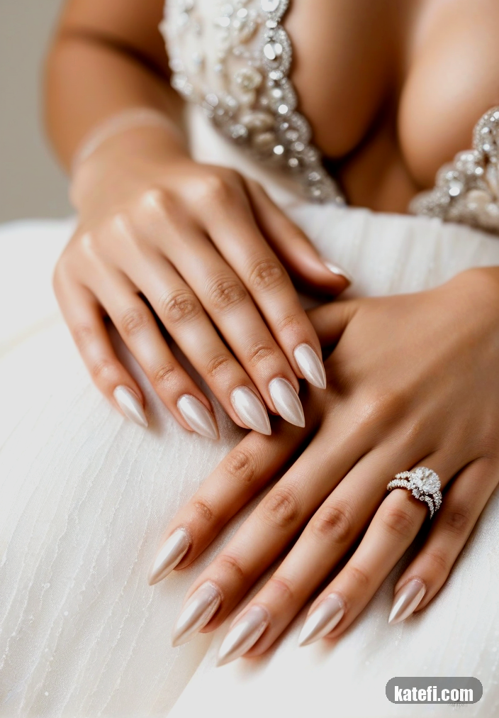 Elegant gel nails with delicate designs for a refined touch
