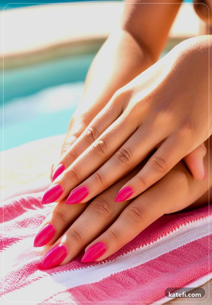 Elegant metallic nails for the perfect holiday party look