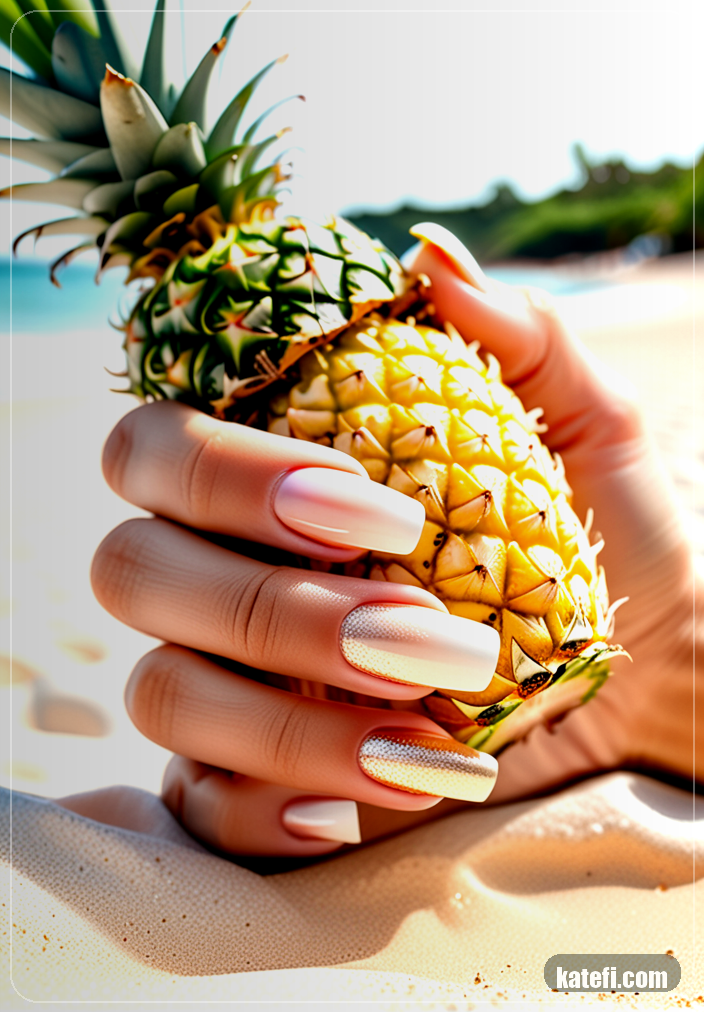 Elevate your look with soft glam almond nails