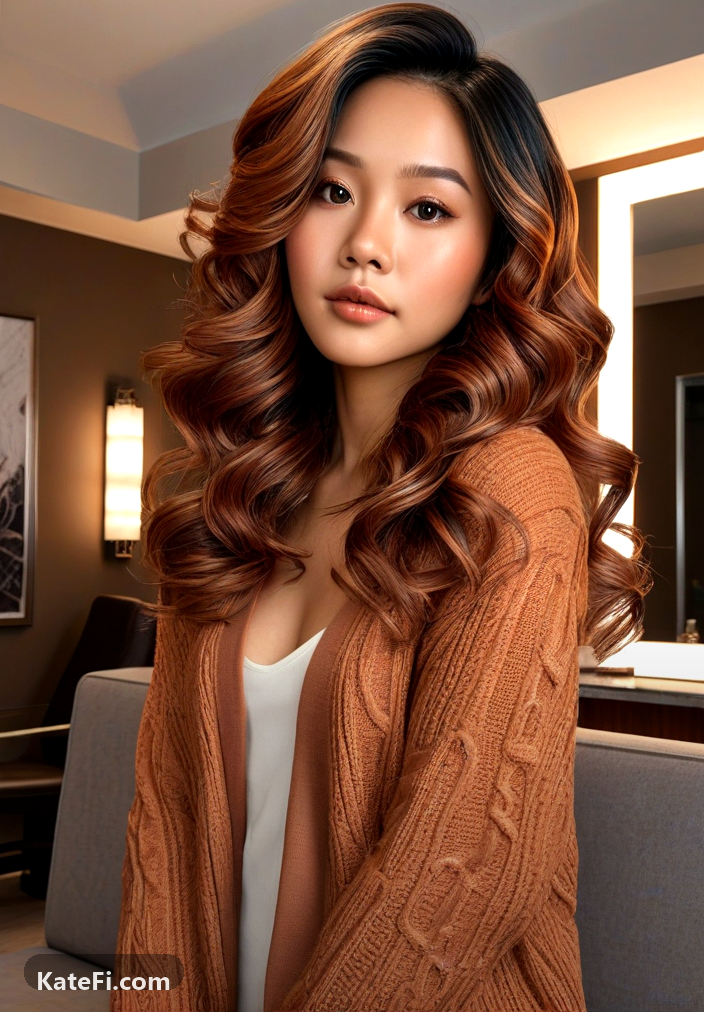 Explore the allure of the rich girl aesthetic in hair