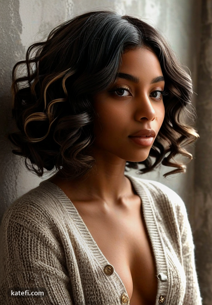 Fall in love with the rich tones of chocolate brown hair