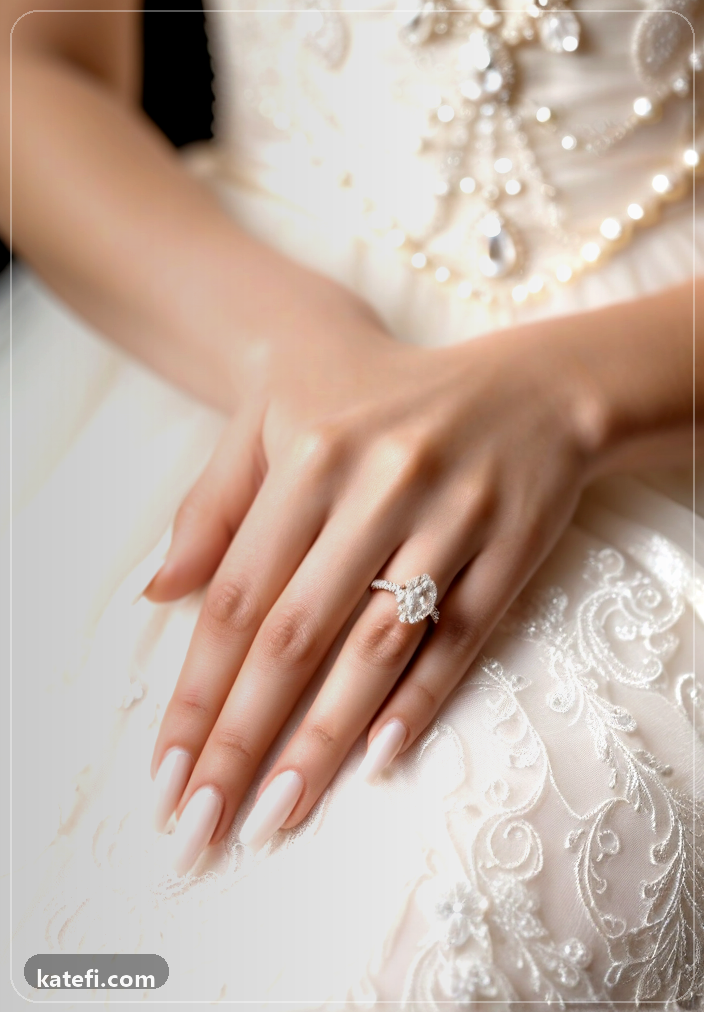 Glamorous gel nails with a modern twist for any event