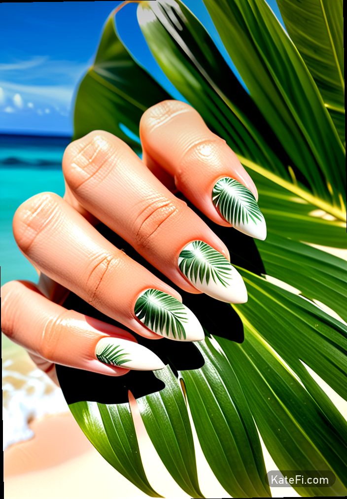 Glamorous holiday nails that require minimal upkeep