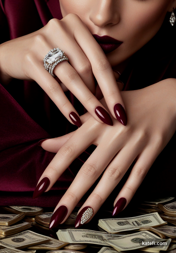 Glamorous wedding nails that are budget-friendly