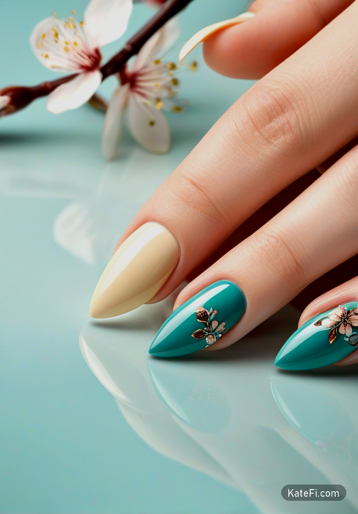 Glazed finish nails for a fresh, modern look