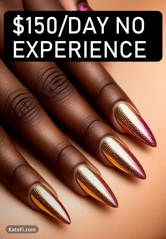 Glazed finish nails in soft mocha for a dreamy look