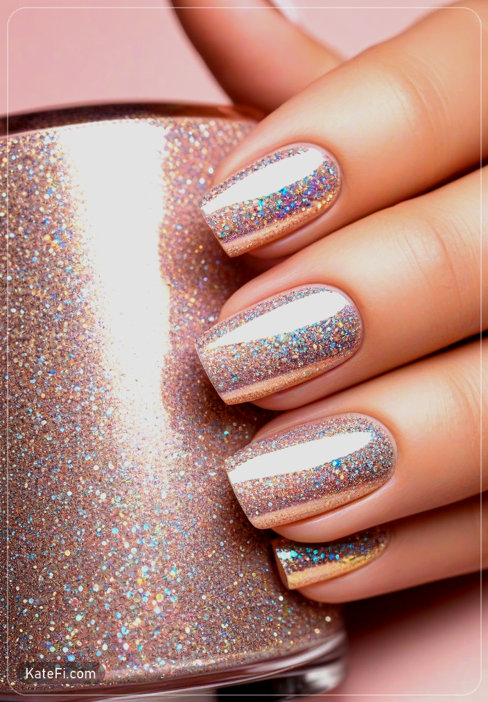 Gorgeous medium-length nails in a soft matte finish