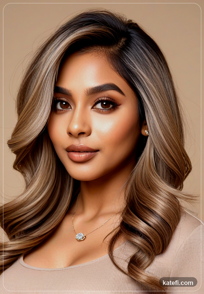 Layered cuts for thick hair that add movement and texture