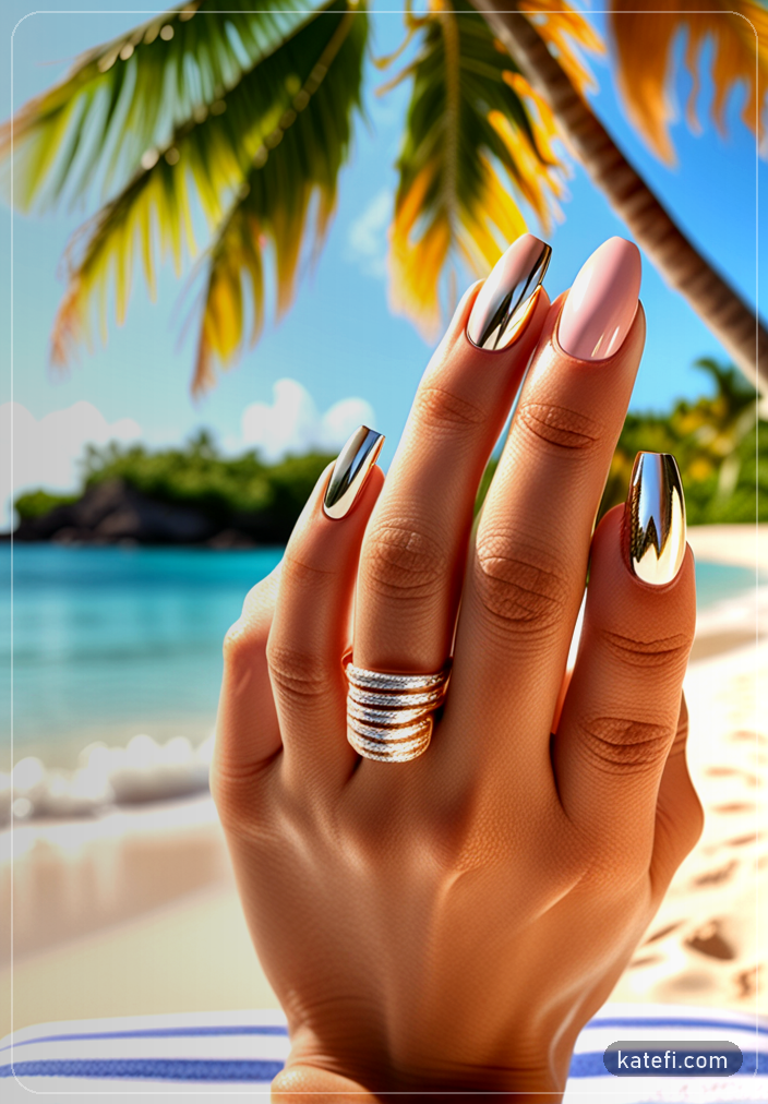 Minimalist French tips that elevate your workday style
