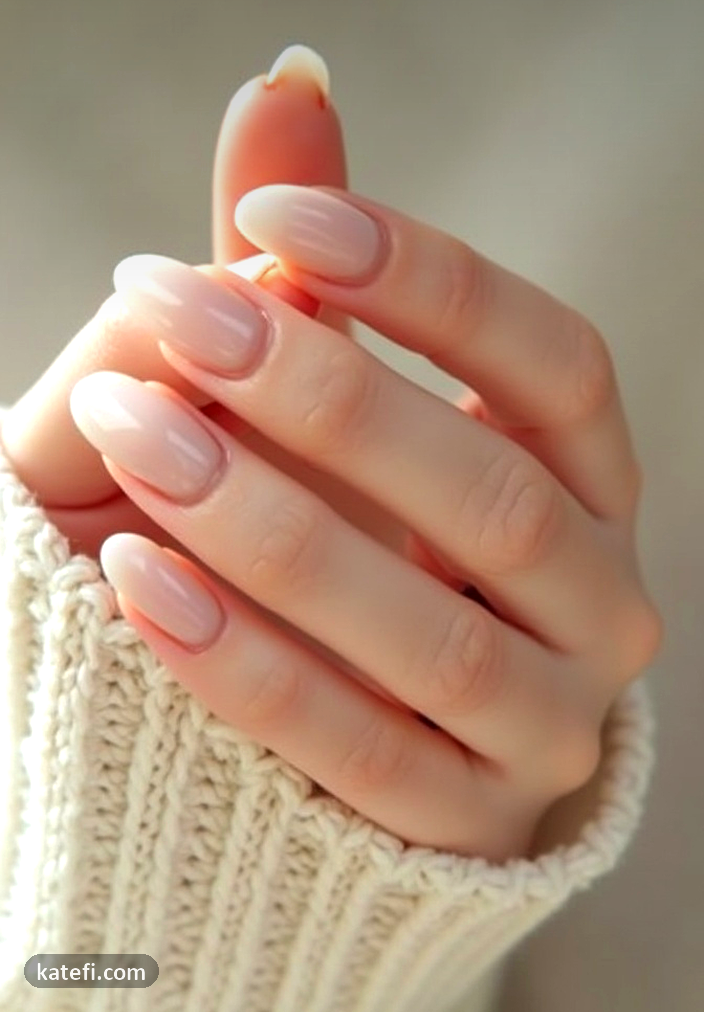 Modern twist on classic French tips with a chrome edge