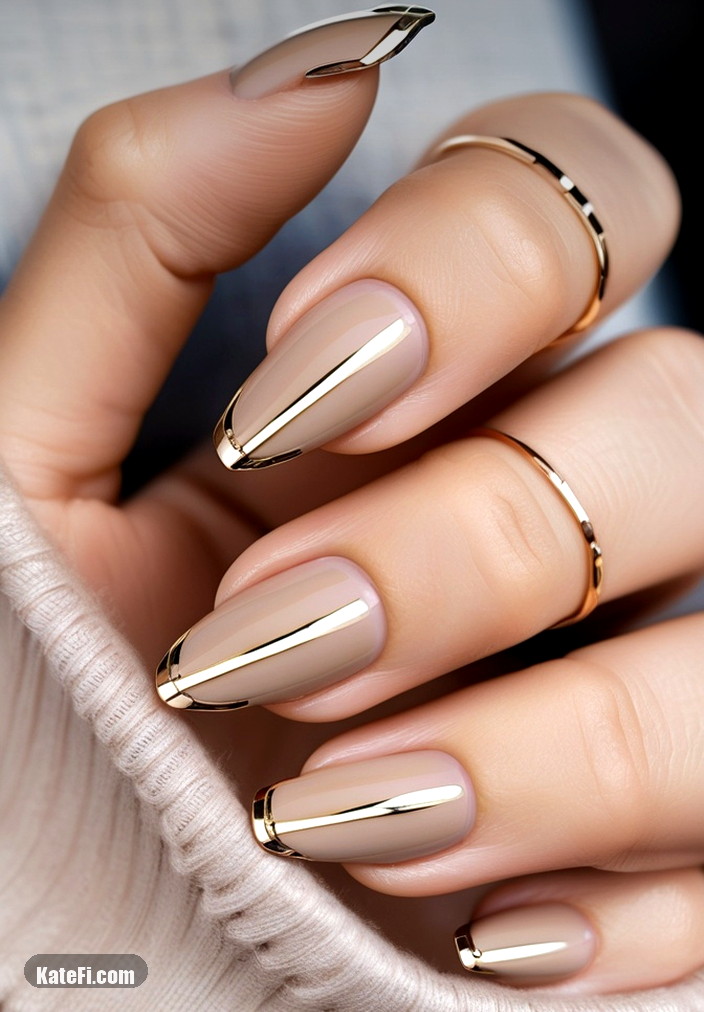 Pearl finish nails that add a touch of glamour to your look