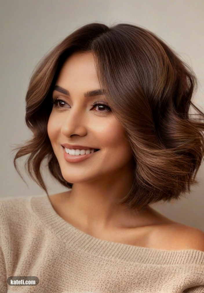 Polished sleek straight hair for a modern workplace look