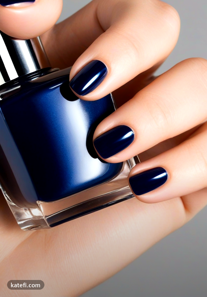 Practical yet stylish soft square nails in classic shades