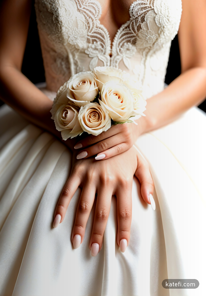 Refreshing milky nails that pair perfectly with any outfit