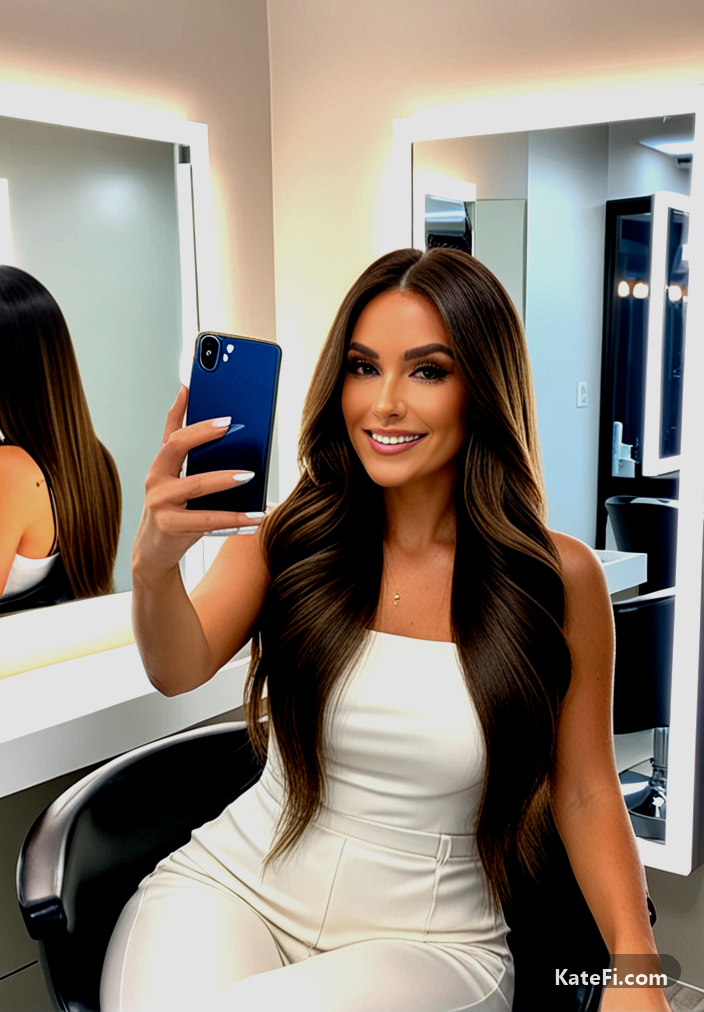 Sculpted Hollywood waves for a glamorous night out