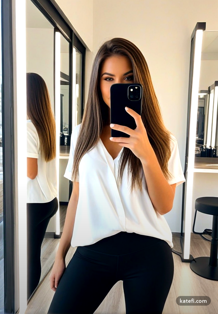 Simple messy buns for a polished yet laid-back vibe