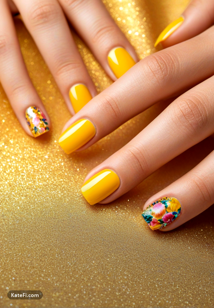 Sleek and glossy nails for that polished clean girl look