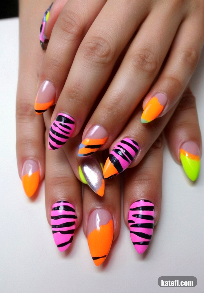 Sleek and sophisticated nails for the office environment