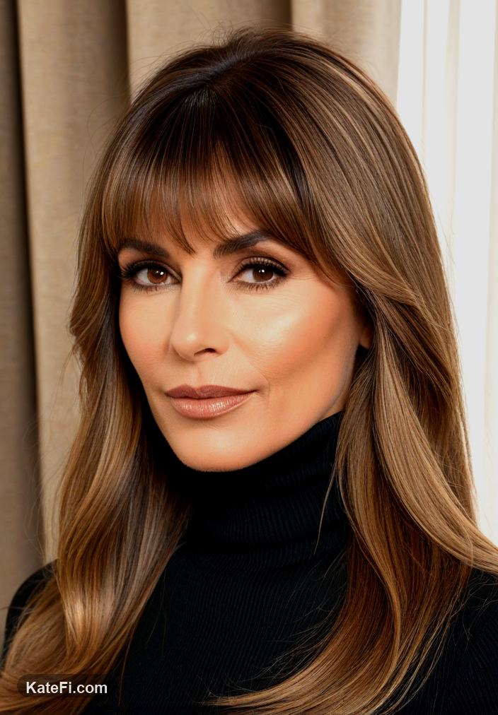 Sleek straight hair that feels chic and sophisticated