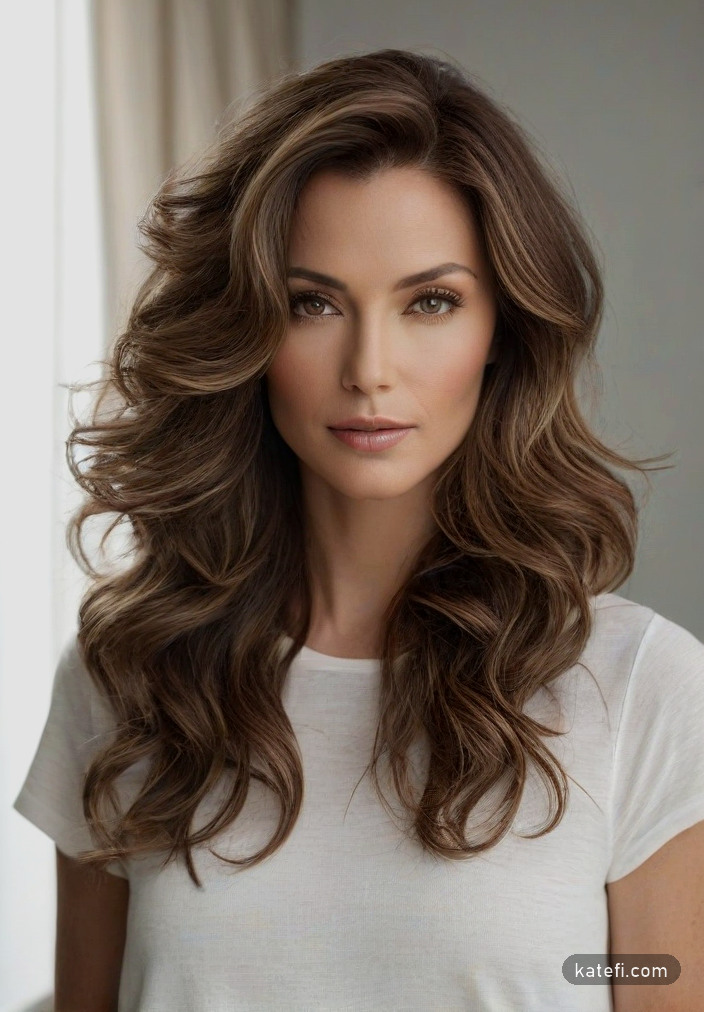 Sleek straight hair that looks polished and professional