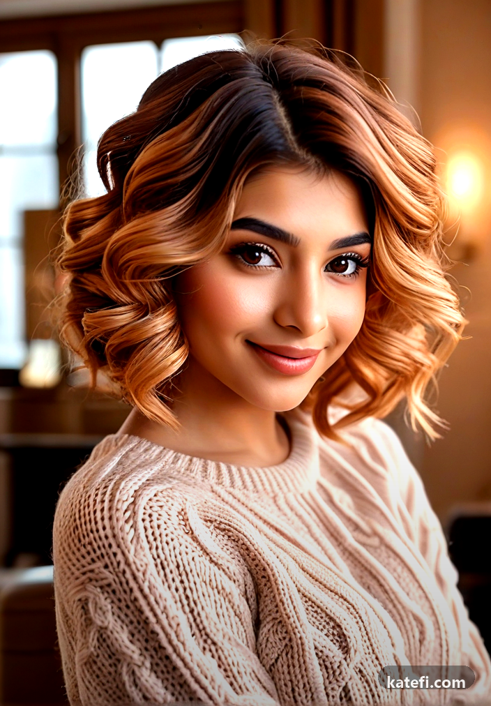 Soft curls that give you a romantic, everyday glow