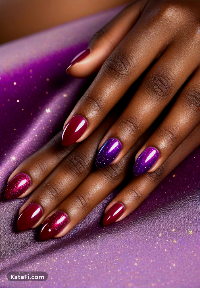 Sophisticated short nails in classic red for timeless elegance