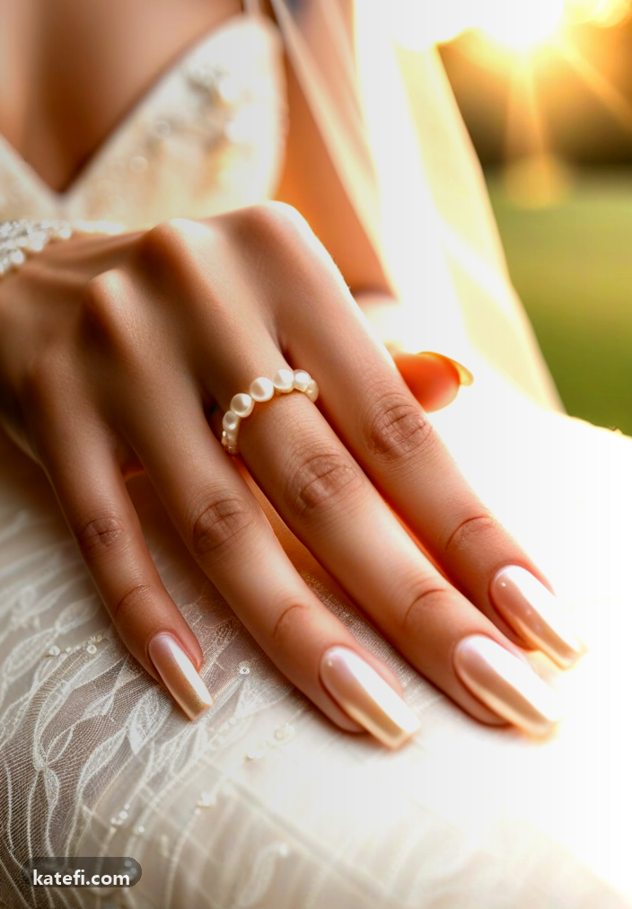 Stylish oval nails in seasonal berry shades