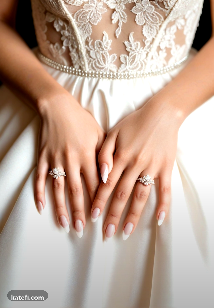 Stylish ways to wear minimalist coquette nails