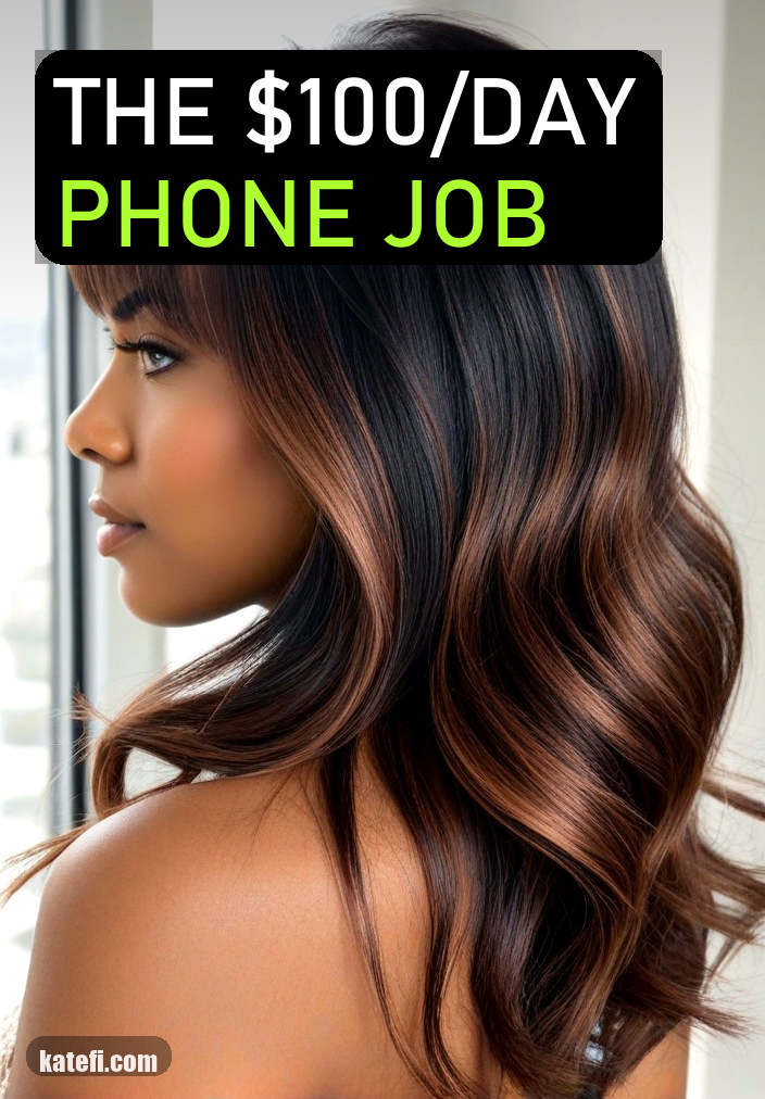 The allure of glossy black hair for a striking change
