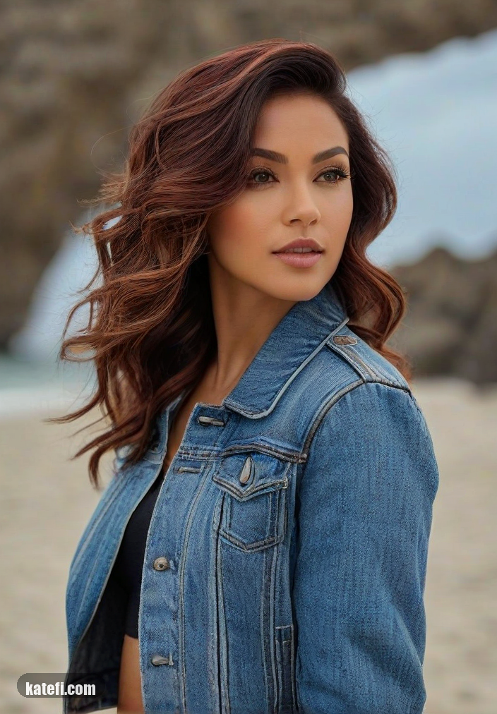 The beauty of rich auburn hair for all seasons
