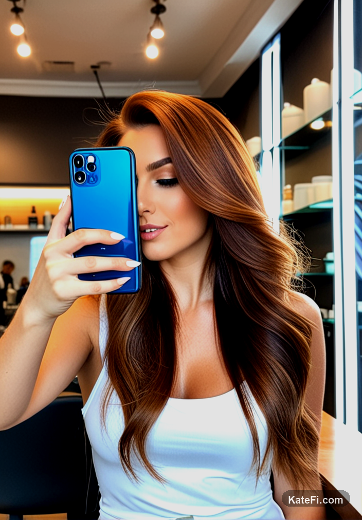 The romantic vibe of soft glam hair