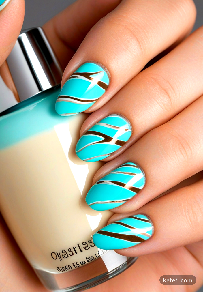 Timeless almond nails in soft taupe for an effortless look