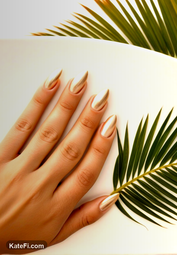 Timeless nude nails with a glossy sheen for versatile elegance