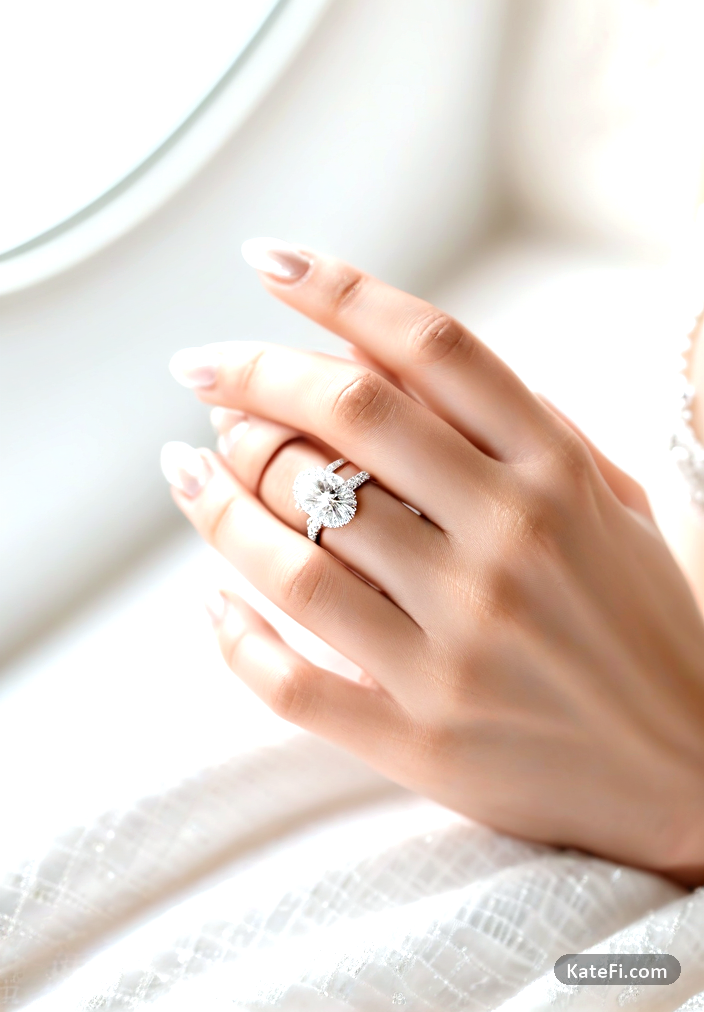 Timeless wedding nails that look stunning in any season