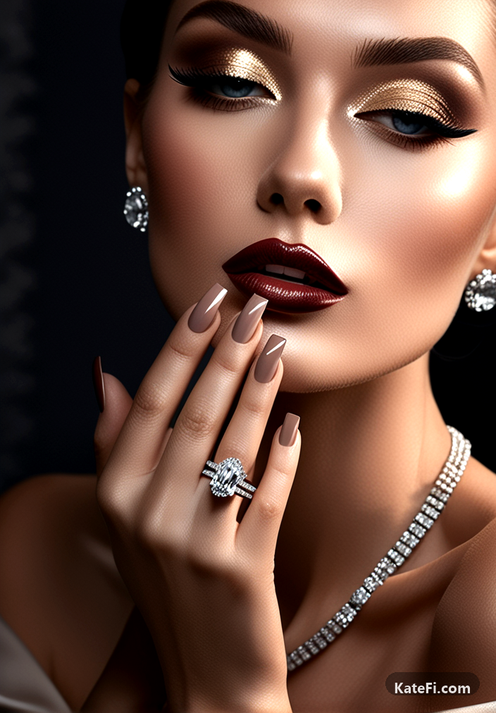 Trendy matte nails that complement any outfit